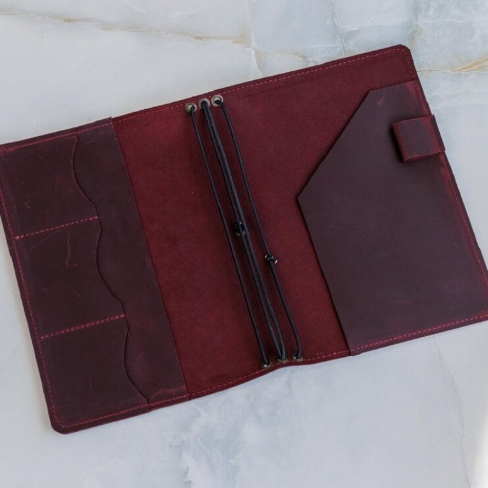 Refillable Notebook Organizer  - Vintage Leather Journal Notebook recension och pris