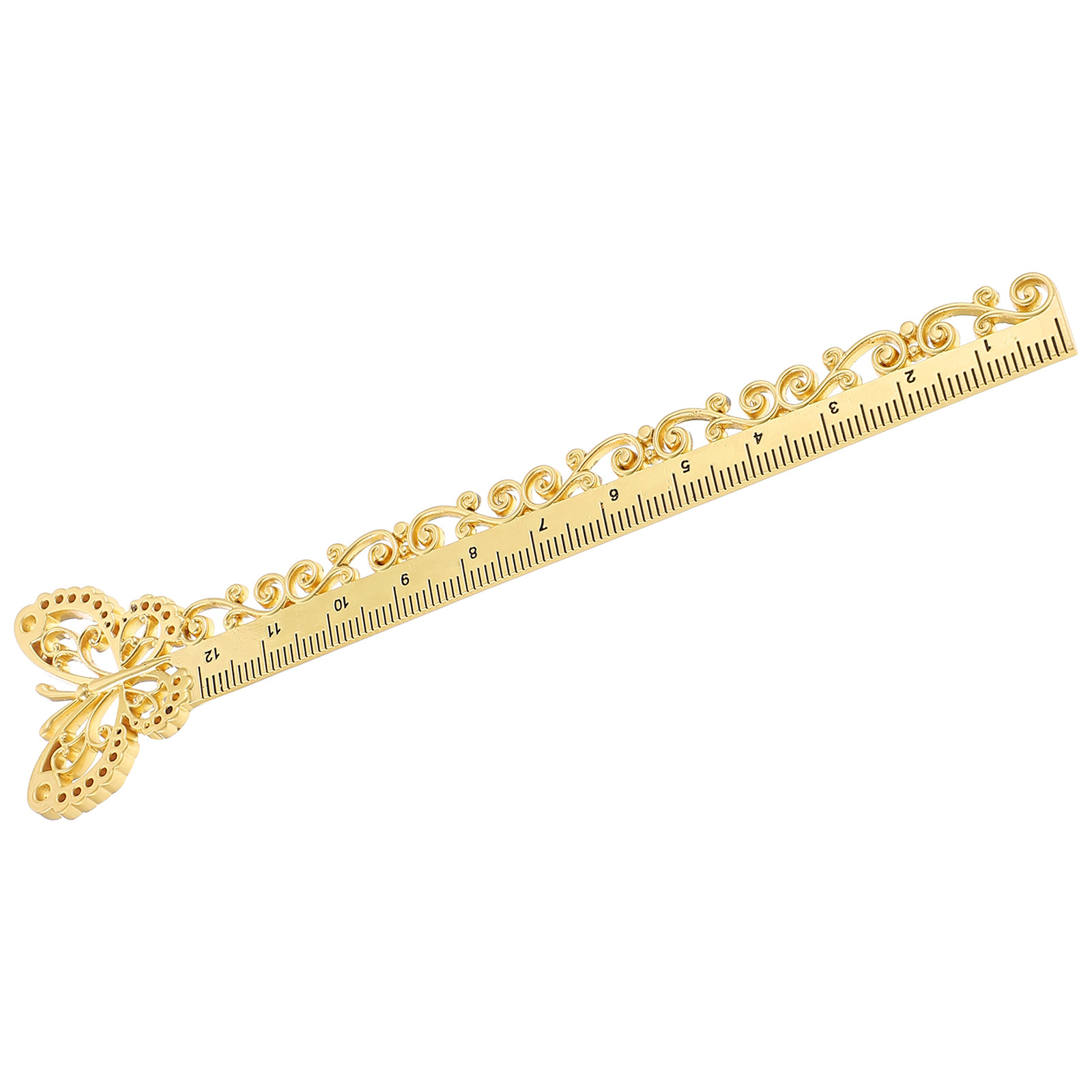 Alloy Bookmark Ruler Hollow Me - Stationery Books recension och pris