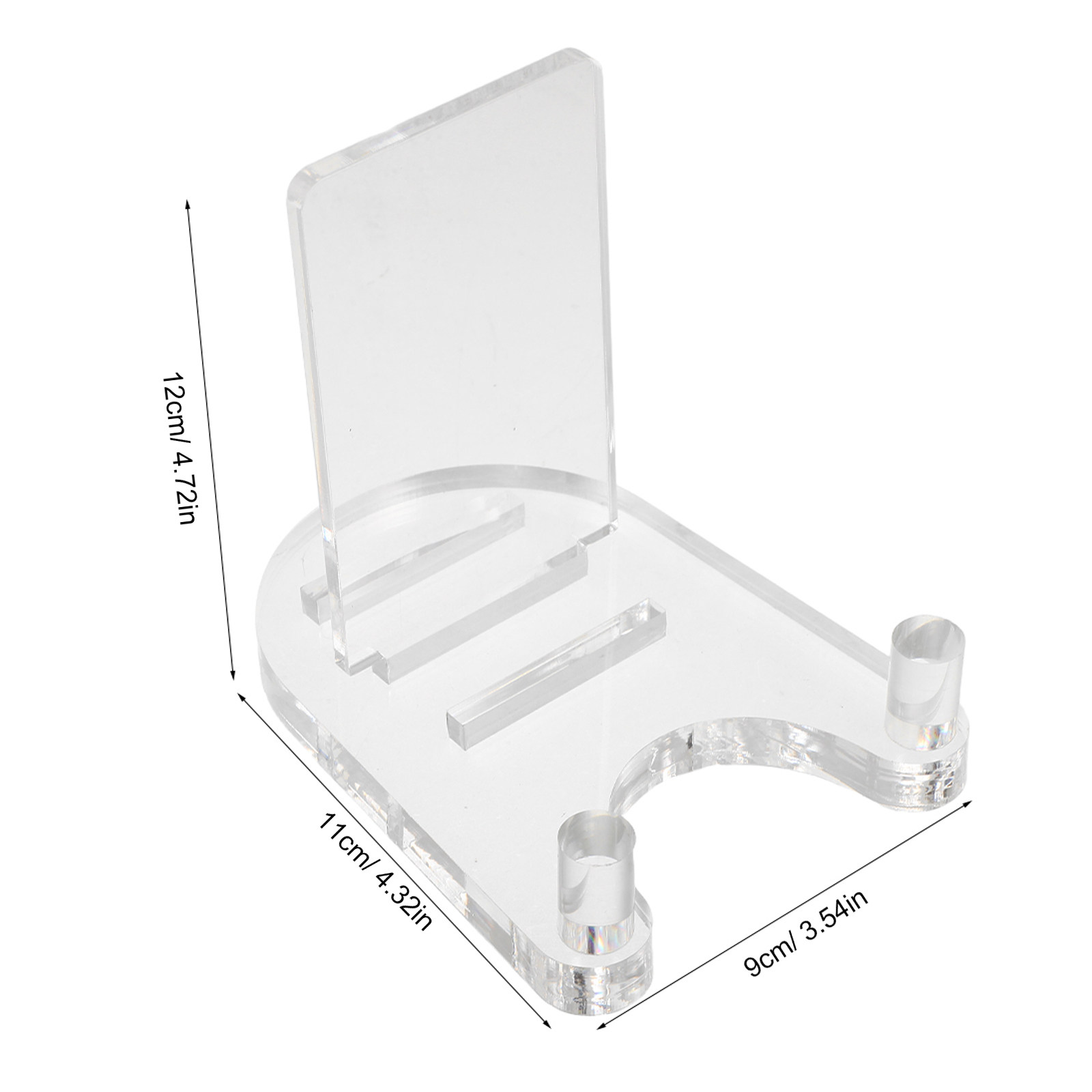 Clear Acrylic Plate Holder Sta - Clear Acrylic Book Stand Holder recension och pris