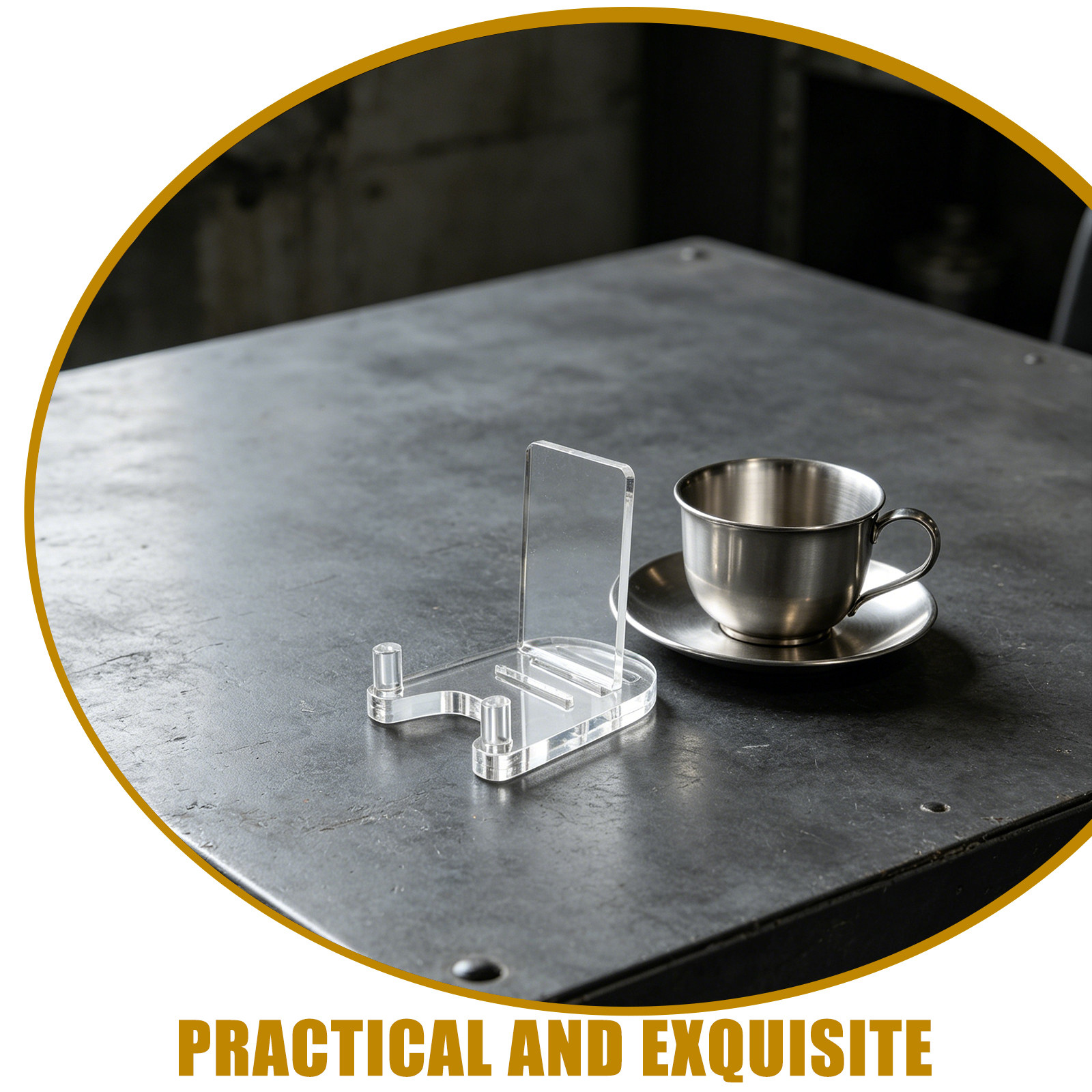 Clear Acrylic Plate Holder Sta - Clear Acrylic Book Stand Holder recension och pris