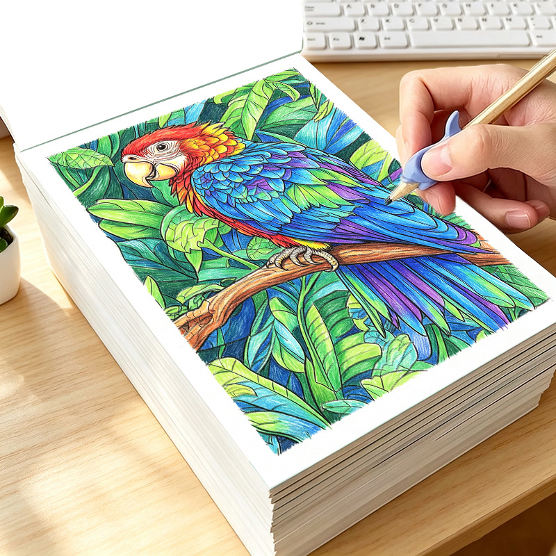 Adult Animal Coloring Book Lit - Adult Coloring Book Stress Relief recension och pris