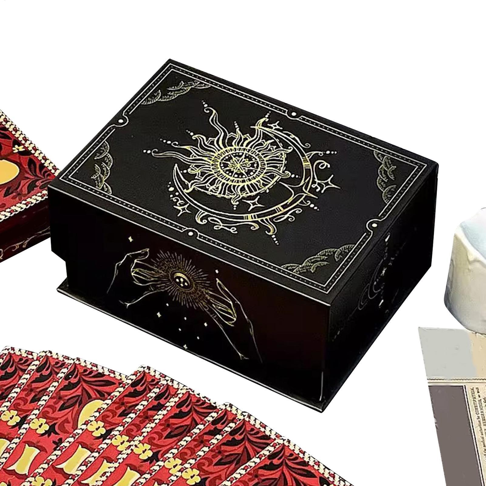Magnetic Lid Tarot Card Box, P - Tarot Deck With Guidebook recension och pris