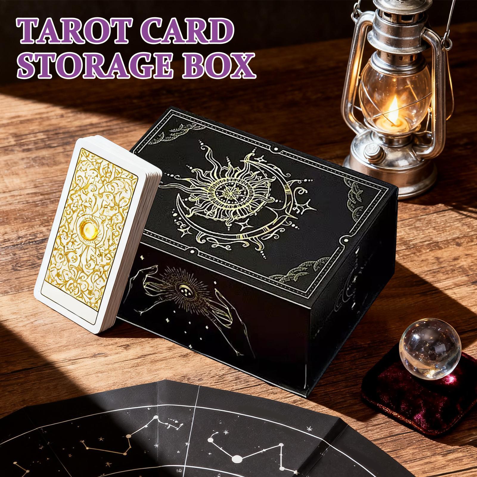 Magnetic Lid Tarot Card Box, P - Tarot Deck With Guidebook recension och pris