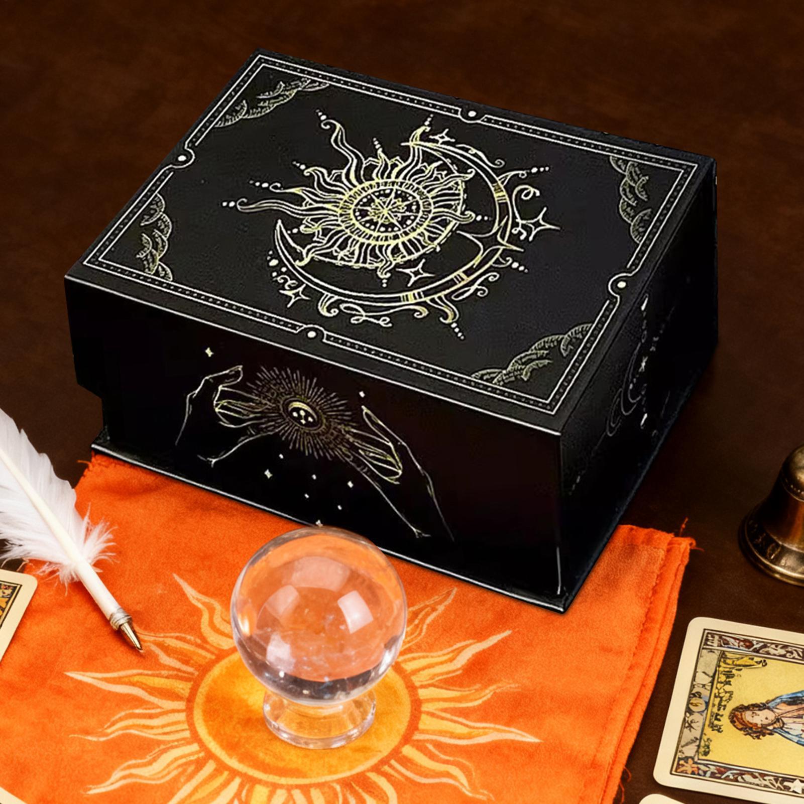 Magnetic Lid Tarot Card Box, P - Tarot Deck With Guidebook recension och pris