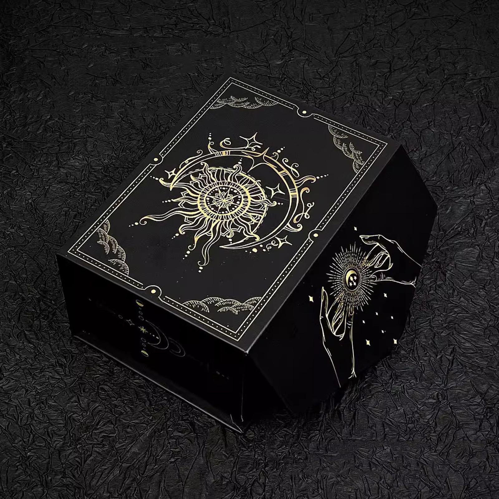 Magnetic Lid Tarot Card Box, P - Tarot Deck With Guidebook recension och pris