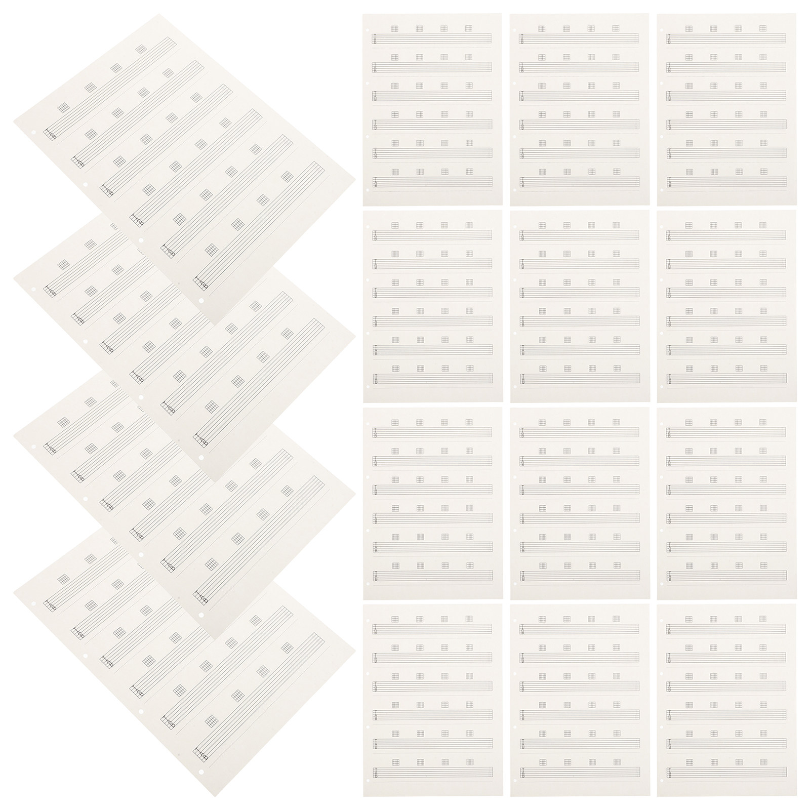 85Pcs Portable Blank Music She - Blank Sheet Music Notebook recension och pris