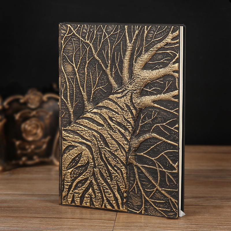 Vintage Big Tree PU Leather No - Vintage Leather Journal Notebook recension och pris