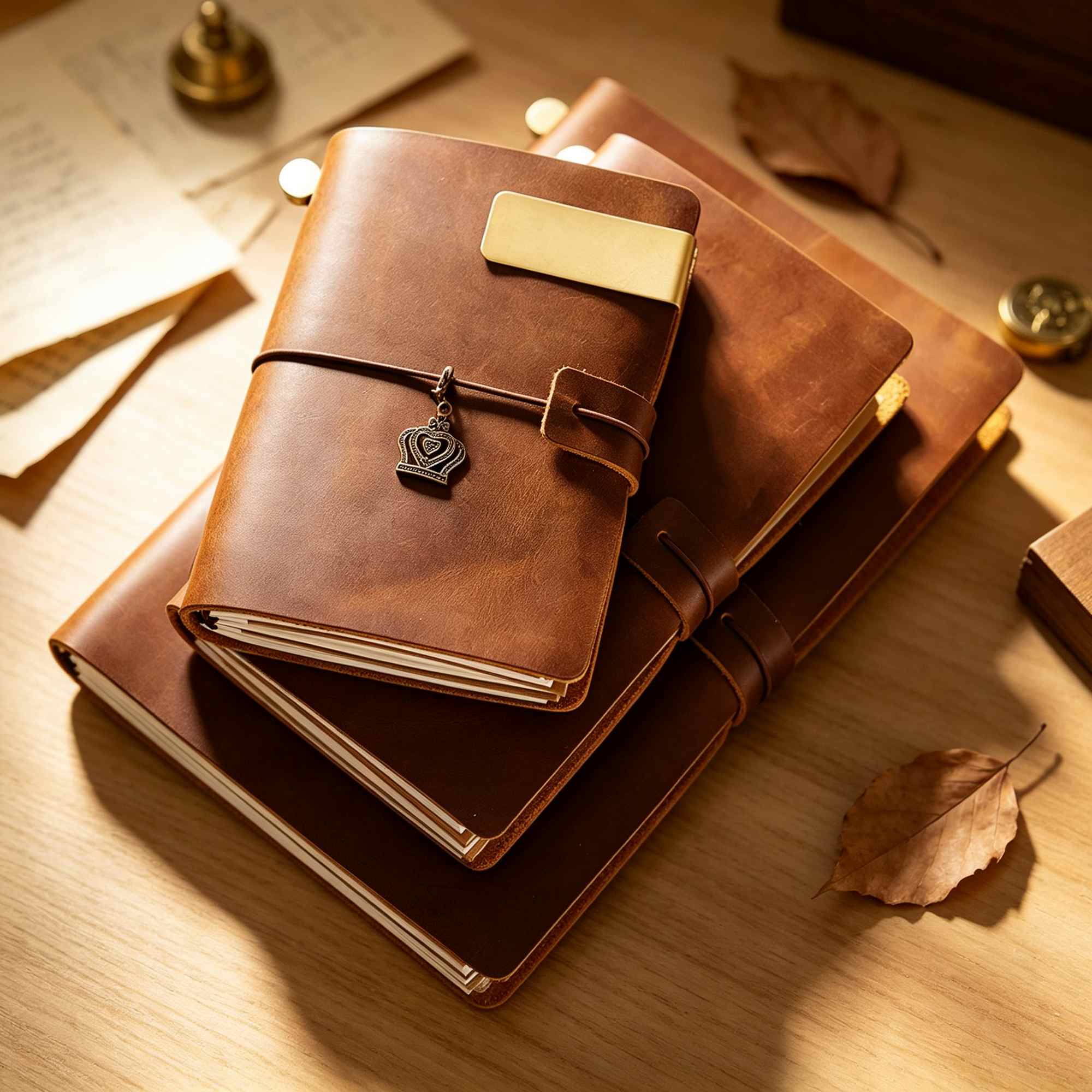 Crazy Horse Leather Travel Jou - Vintage Leather Journal Notebook recension och pris