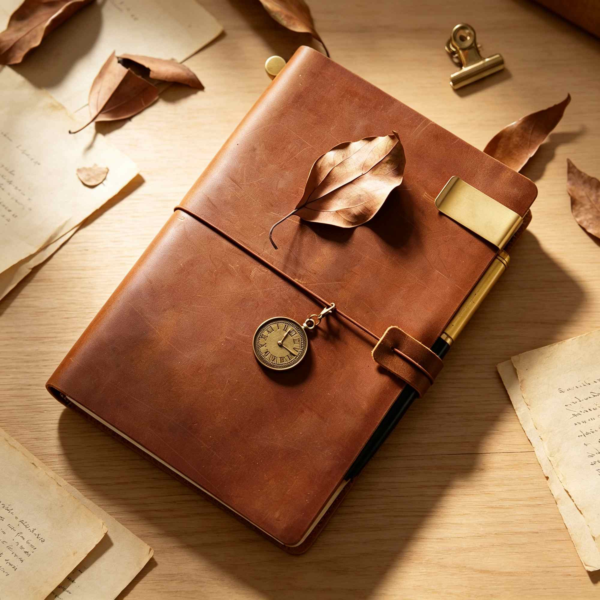 Crazy Horse Leather Travel Jou - Vintage Leather Journal Notebook recension och pris