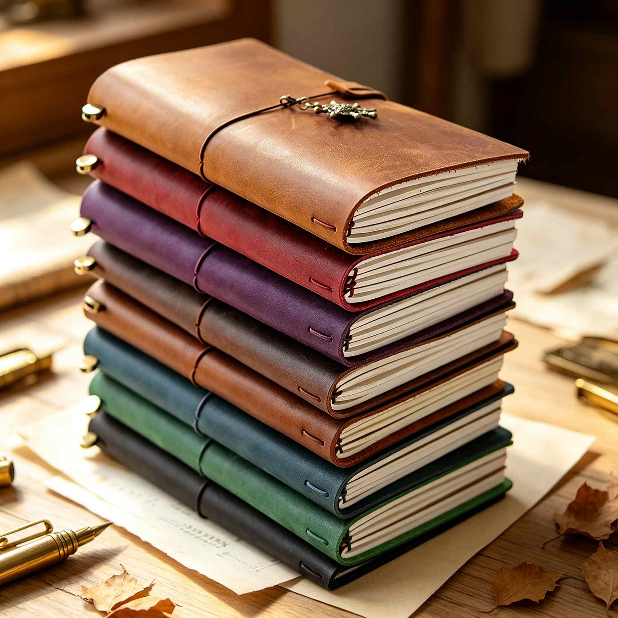 Crazy Horse Leather Travel Jou - Vintage Leather Journal Notebook recension och pris