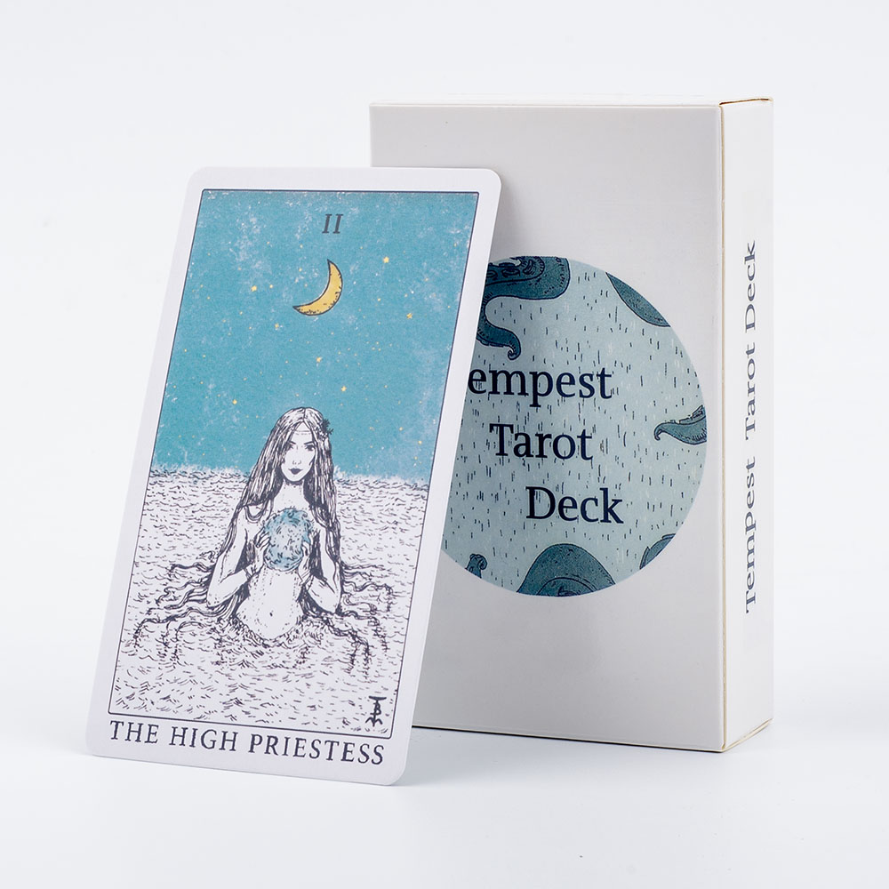 Ocean Themed Tempest Tarot  De - Tarot Deck With Guidebook recension och pris